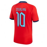 Fotballdrakt Herre England Raheem Sterling #10 Bortedrakt VM 2022 Kortermet